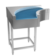 90度转角履带式收餐系统